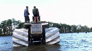 Shelby's situation with his swamp buggy brings a whole new meaning to the phrase "jump on it." #AxMen | Ax Men on History