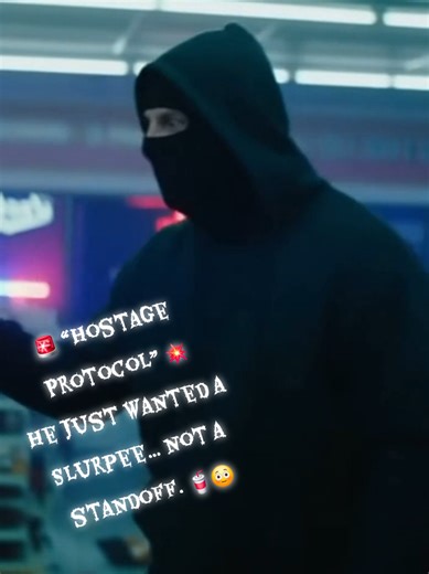 When a late-night snack run turns into a hostage crisis — He strolls into chaos with a Slurpee in hand. One second he’s chillin’, next second SWAT’s breaking the windows. 10 seconds of pure absurdity, slow-motion chaos, and bad timing. 🎥🥤💀 #DarkComedy #SoraVideo #HostageSituation #ShortFilm #AIshort