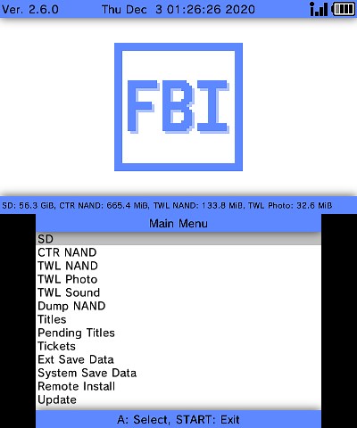 FBI 3DS