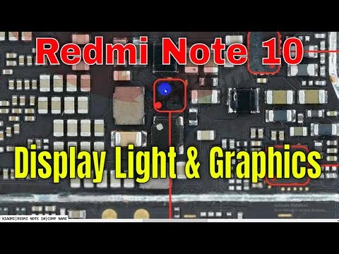 Xiaomi Redmi Note 10 Display Light Problem Solution | LCD Jumper Ways & Graphics Repair Diagram