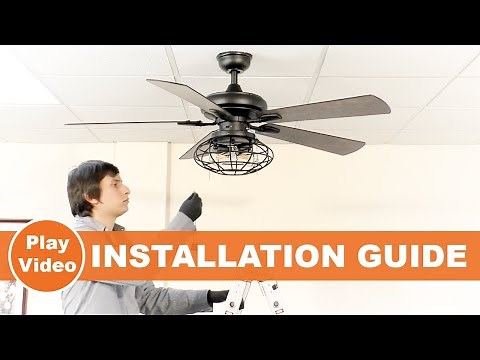 52" Ellard Ceiling Fan Installation Guide
