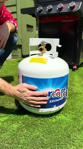 How to check your propane tank! 🔥#grilling #cookout #propane