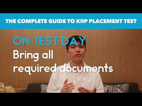 Everything about the KIIP Placement Test - The Complete Guide
