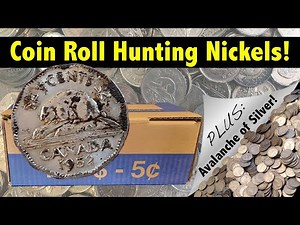 Coin Roll Hunting Canadian Nickels - Plus: Imagine finding 657 silver dimes in one hunt!!