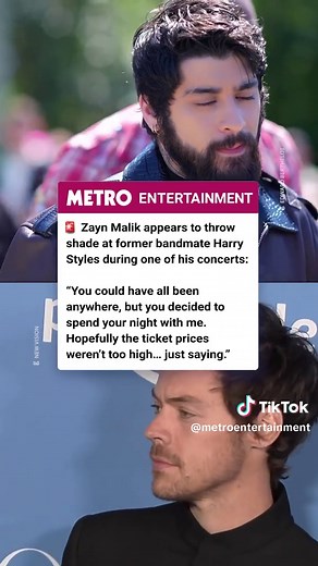 Zayn Malik's Subtle Dig at Harry Styles in Las Vegas Show