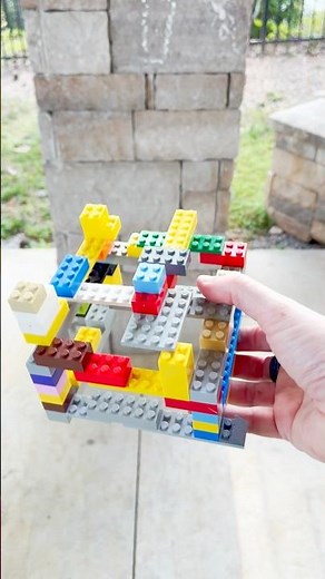 Smashing a LEGO Build in Slow Motion | Satisfying Crash