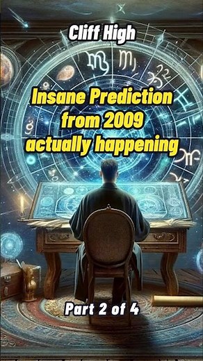 Cliff High's Webbot program made this prediction in 2009 Part 2 #shorts #status