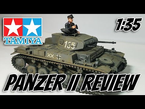 Tamiya 1:35 Panzer II Review and build report
