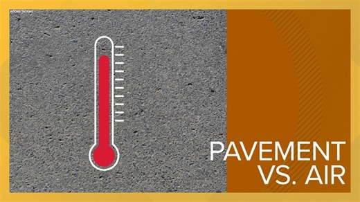 Pavement Temperature vs. Air Temperature