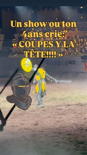 👑 🏰 montre ça à tes enfants!!! Voici notre vidéo longue de Médiéval Times à Toronto! WOW que de fun!!! (Si tu as des questions pose les en commentaires j’vais y répondre!) Si tu te demandes pourquoi on a des passes VIP c’est qu’on a pris le package à 10$ de plus par personne pour s’asseoir plus pres et avoir le gâteau 🍰 👉🏼 Si tu vois la vidéo peux tu laisser un p’tit mot en commentaire. Plusieurs filles me suivent mais ne voient pas mes vidéos. de commentaires = toutes celles qui me suivent