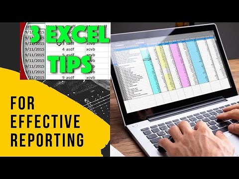 3 Tips for Effective Reporting in Microsoft Excel | Cost Reports | Excel Tutorial