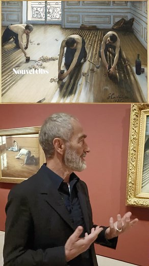 9.1K views · 2.7K reactions | La star de la danse contemporaine Angelin Preljocaj raconte comment le tableau de Caillebotte « Les Raboteurs de parquet » lui a inspiré une chorégraphie. Le peintre français est mis à l’honneur à travers une exposition au @museeorsay jusqu’au 19 janvier 2025. | Le Nouvel Obs | Facebook