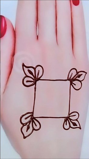 Step ✨ by step minimal mehndi designs | Eid special mehndi designs 🌸 simple mehndi design #mehndi
