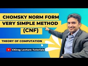 Chomsky Normal Form||Conversion of CFG to CNF||Theory of Computation|| Very Simple Method Explained