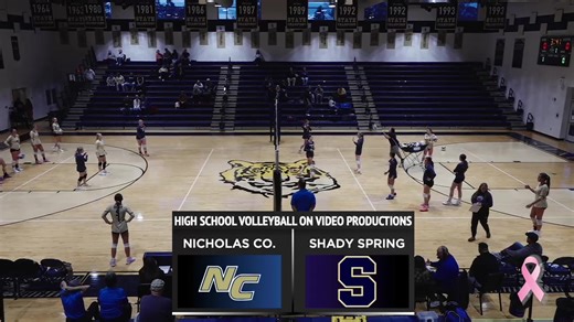 NICHOLAS CO. GRIZZLIES VS. SHADY SPRING TIGERS | 2025 HIGH SCHOOL VOLLEYBALL | Video Productions