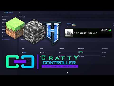 🌐 Crafty | Gestiona tus servidores de Minecraft (Java / Bedrock) / Hytale fácilmente ✔
