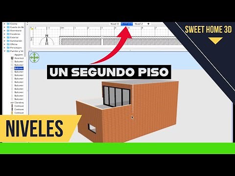 Sweet Home 3D, Crear niveles o pisos