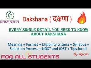 Dakshana Test (दक्षणा) | All details of NDST and JDST Exam