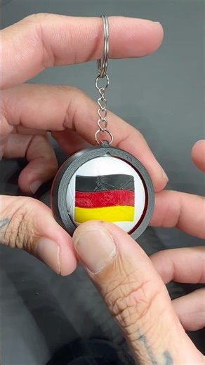 Keychain spinner Germany #3d #3dprinting #germany #germany3d #worldcup #deutsch