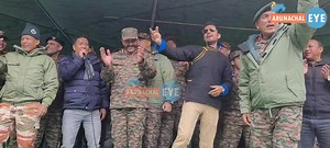 55K views · 3.8K reactions | Chief Minister Pema khandu shared stage with the Bollywood Actor Randeep Hooda and Indian Army. Mean while Kiren Rijiju and Mama Natung also joined the other two on the stage in the middle of the song and set the stage on fire. -1 # This time Gandhi Jayanti was celebrated in a very different way in Chuna under Mago a village Panchayat in Thingbu Tehsil of Tawang district in the north-eastern state of Arunachal Pradesh, India. | Arunachal Eye | Facebook