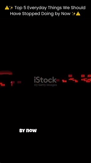 ⚠️✨ Top 5 Everyday Things We Should Have Stopped Doing by Now ✨⚠️ 1️⃣ Daylight Savings Time – Twice a year our sleep schedules get wrecked for… reasons? 😴⏰ 2️⃣ Using Pennies – It costs more to make them than they’re worth 💰🤷 3️⃣ Plastic Straws – We’ve all seen the turtle video 🐢🥤 4️⃣ Printing Everything – Why waste paper when you can hit save as PDF? 📄💻 5️⃣ Replying “k” in Texts – Nothing says passive-aggressive faster than that single letter 📱🙃 🔥 Some habits are just begging to be ret