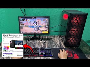 ₹15000 Full setup gaming PC free fire GTA5 maincrft | core i5 16gb entwino bright DZAB PC