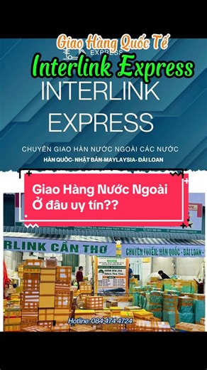 Giao hàng quốc tế Interlink Express Cần Thơ người bạn đồng hành uy tín của mọi nhà. Quý khách cần hỗ trợ giao hàng quốc tế các nước Hàn Quốc, Nhật Bản, Đài Loan hãy liên hệ với chúng tôi theo sdt bên dưới #fpyツ #vanchuyenquocte #viral #shippingworldwide🌍✈️ #xuhuong