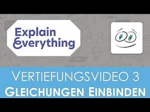 Explain Everything Workshop - V3 Einbinden von Gleichungen