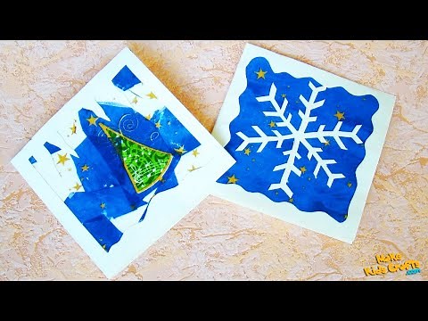 How to make a Decoupage Christmas Cards? | Easy Crafts DIY