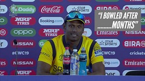 World Cup 2019: "Held the ball for the first time in eight months" - Angelo Mathews