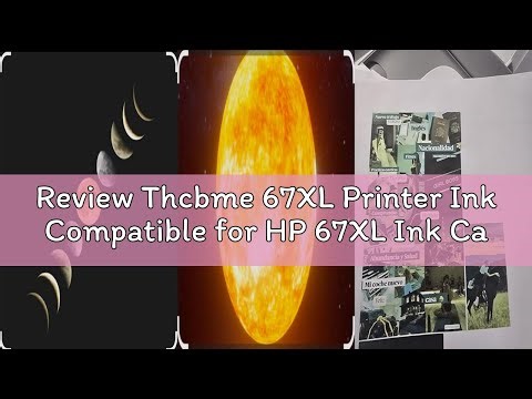 Review Thcbme 67XL Printer Ink Compatible for HP 67XL Ink Cartridges Black Color Combo Pack Compatib