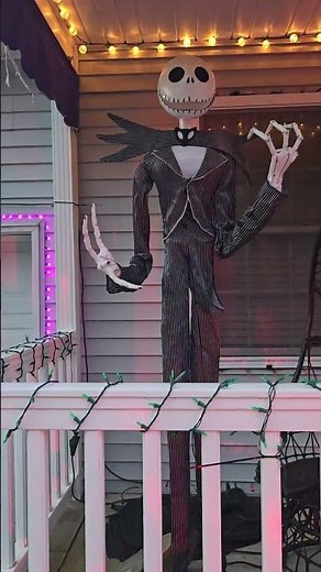 Spirit Halloween Lifesize Animatronic Disney Jack Skellington #disney #spirithalloween #viralvideo