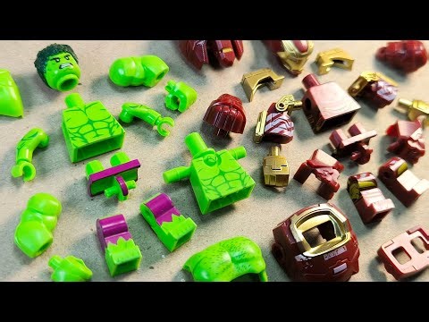 lego hulk vs Ironman Mark 38 igor | minifigures lego unofficial