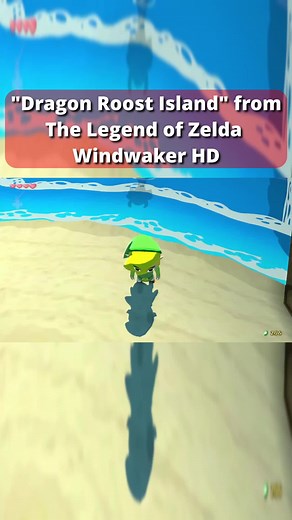 Exploring Dragon Roost Island in The Legend of Zelda: Windwaker HD