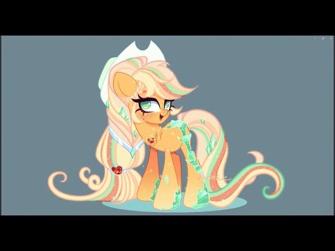 Crystal Applejack - Tree of Harmony Theme