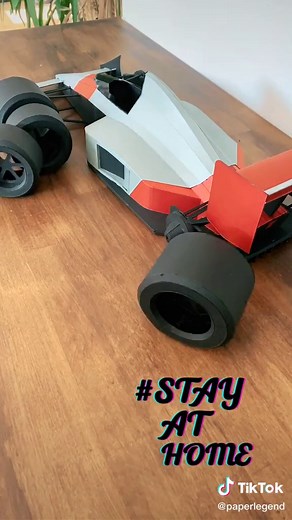 Papercraft F1 Car Tutorial | DIY Cardboard Formula 1 Car