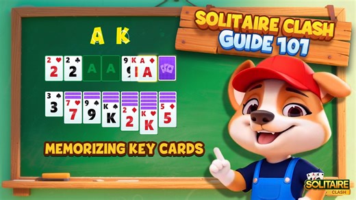 🧠🃏 Smart draws aren't luck—they're strategy. In this Solitaire Clash 101 tip, learn how remembering key cards in the deck can unlock new moves and turn a stuck board into a winning run. Watch the video and start playing smarter 👀✨ Try it in-game and see how one smart draw can change everything 👉 https://solitaireclash.onelink.me/6YKe/daily #SolitaireClash #SolitaireTips #SolitaireStrategy #GameTips | Solitaire Clash
