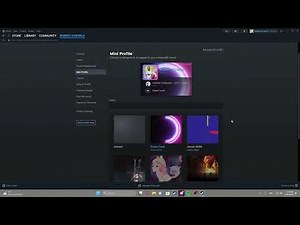 How To Change Mini Profile Background In Steam 2024