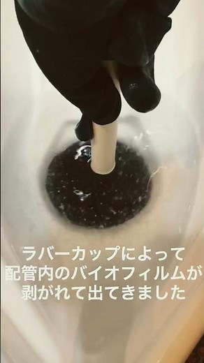 【トイレ清掃】小便器のラバーカップ清掃