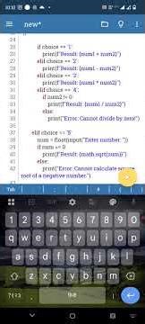 How to create menu driven calculator in python#python #programminglanguage