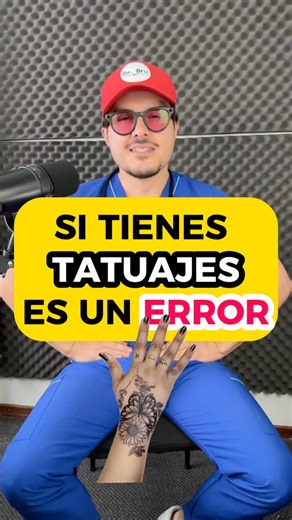 Dr. Bruno Román on Instagram: "Si tienes Tatuajes es un Error"