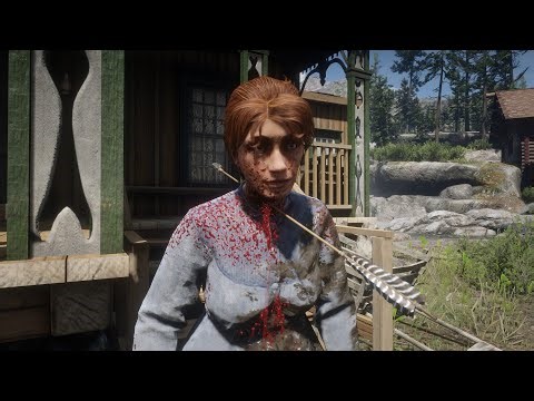 Red Dead 2 - Bow and Arrow Compilation - Killcam - Brutal Kills - Funny Moments Ragdoll Physics
