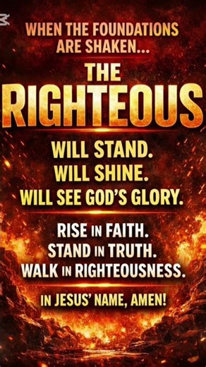 “When the Foundations Are Shaken — The Righteous Will Stand | Psalm 11:3”