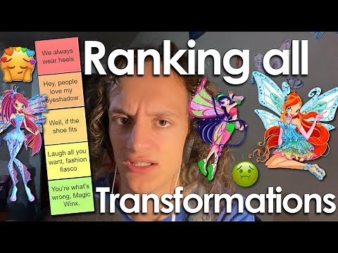 Ranking All Winx Club Transformations 🦋💎