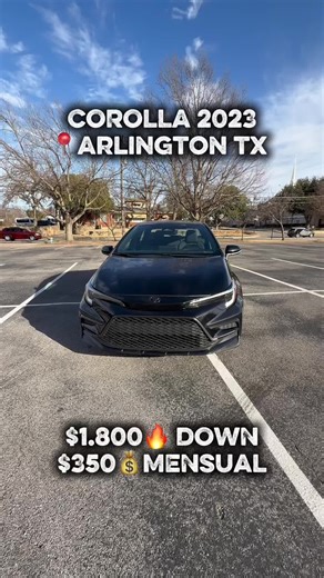 Llévate este hermoso Corolla que tiene tan solo 56k millas🤩🔥 solo necesitas un ID vigente, comprobante de ingresos y comprobante de domicilio🙌🏼 #dallas #texas #arlington #kmmotors #fortworth