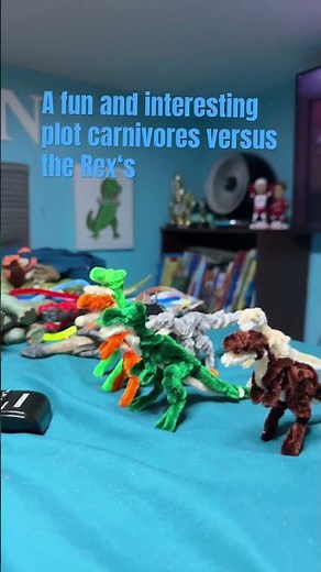 A story filled with riddles teams going against each other. Tyrannosaurus are fighting back. ￼