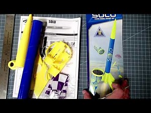 Estes “Solo” model rocket assembly