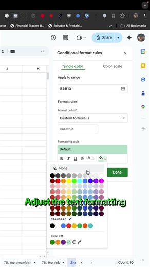 Make tasks auto-cross when done