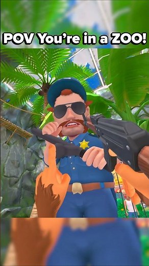 POV Monkey at the Zoo - I am Monkey VR #vr #virtualreality #monkey #gaming #quest3 #quest2