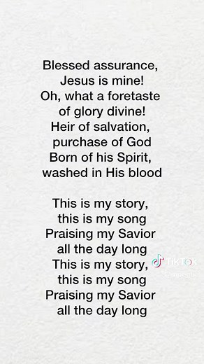 Blessed Assurance Hymn Lyrics and Meaning